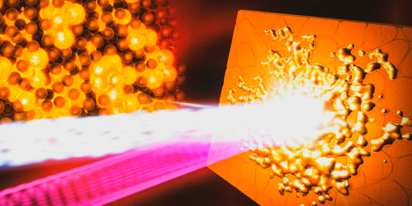 Copper atoms melting