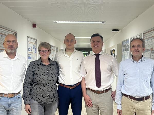 Max Maigler with PhD Examiners