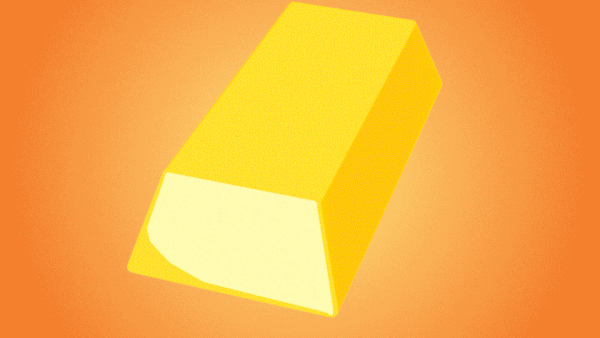 A bar of gold