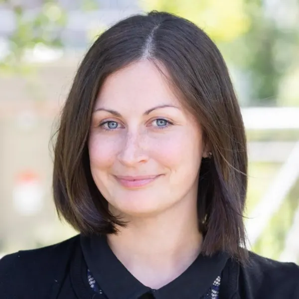 Emma McBride (Dawn Harmer/SLAC National Accelerator Laboratory)