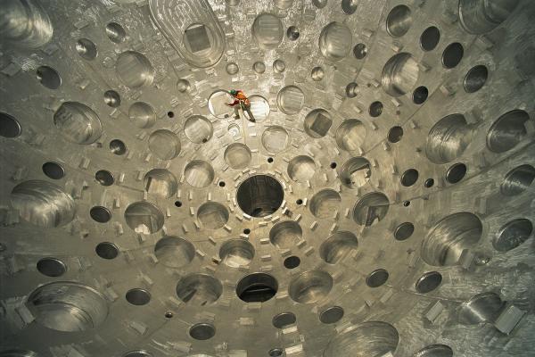 Interior of NIF Target Chamber, at LLNL